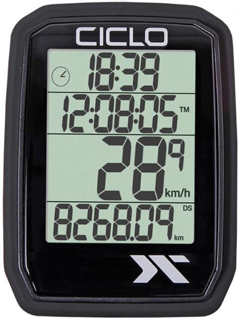Ciclosport ordinateur de vélo protos 205 ordinateur de vélo protos 205 noir