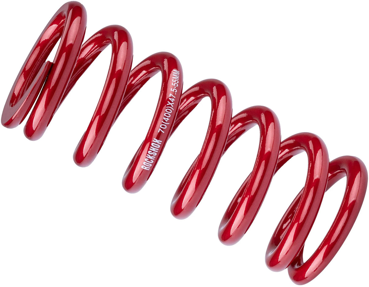Ressort Rockshox rs 47,5-55mm 134mm 400 lb rouge électrique