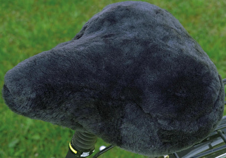 Housse de selle Rökü heart basic housse de selle f.gents cuir d'agneau anthracite
