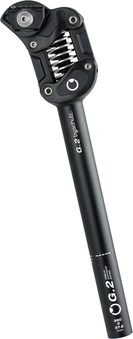By, tige de selle à parallélogramme à suspension Schulz g.2 st par.sus. tige de selle par. schulz g.2 pièces standard