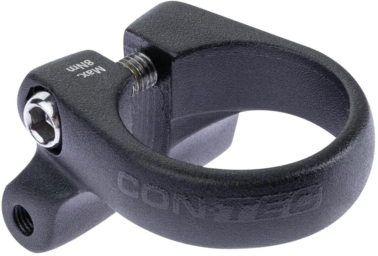 Contec support de porte-bagages pour collier de selle ct support de porte-bagages pour collier de selle 31,8 mm noir