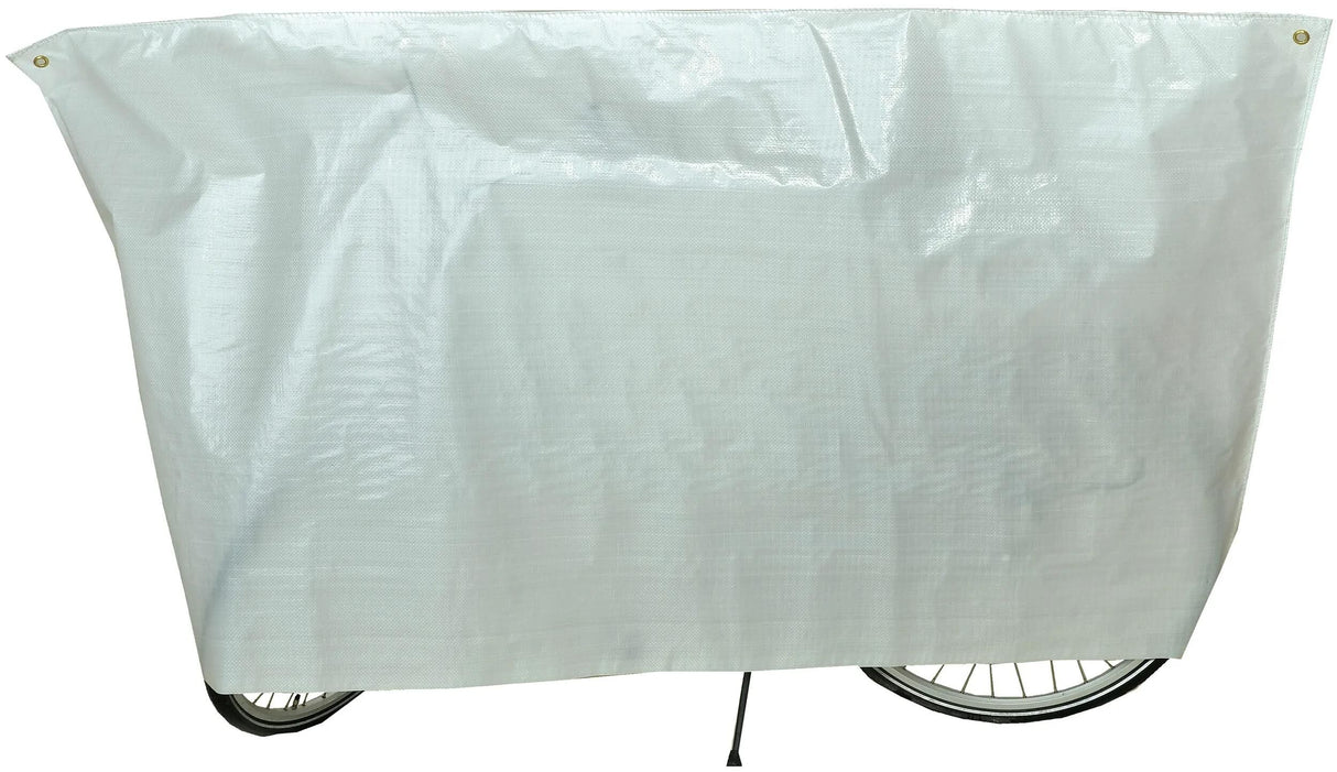 VK Couverture de protection des vélos (2) blanc classique avec anneaux