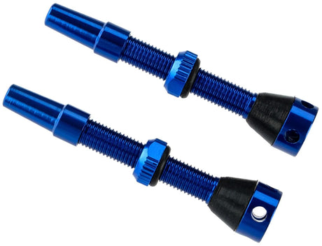Brave valve tubeless valve tubeless 44mm bleu