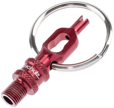 By,schulz adaptateur de valve v.5 adaptateur de valve sv dv à av rouge