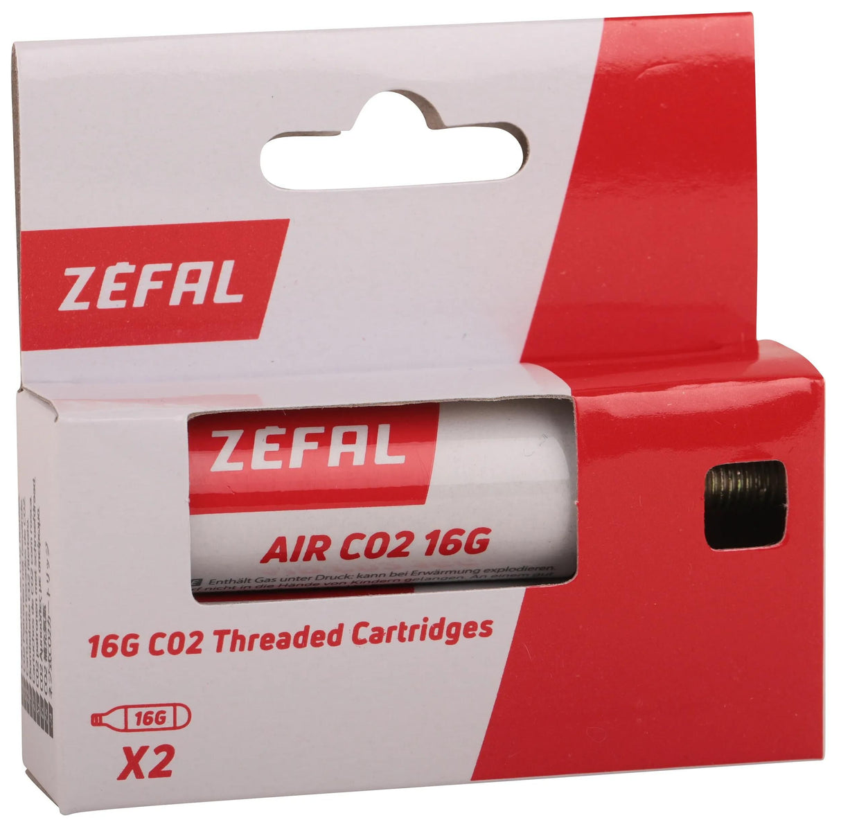 Zefal cartouche de réserve zéfal cartouche co2 zéfal push 16g avec fil