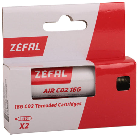 Zefal cartouche de réserve zéfal cartouche co2 zéfal push 16g avec fil