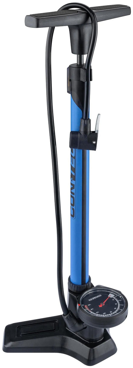 Contec pompe à pied support d'air twist ct compresseurs manuels support d'air twist noir bleu
