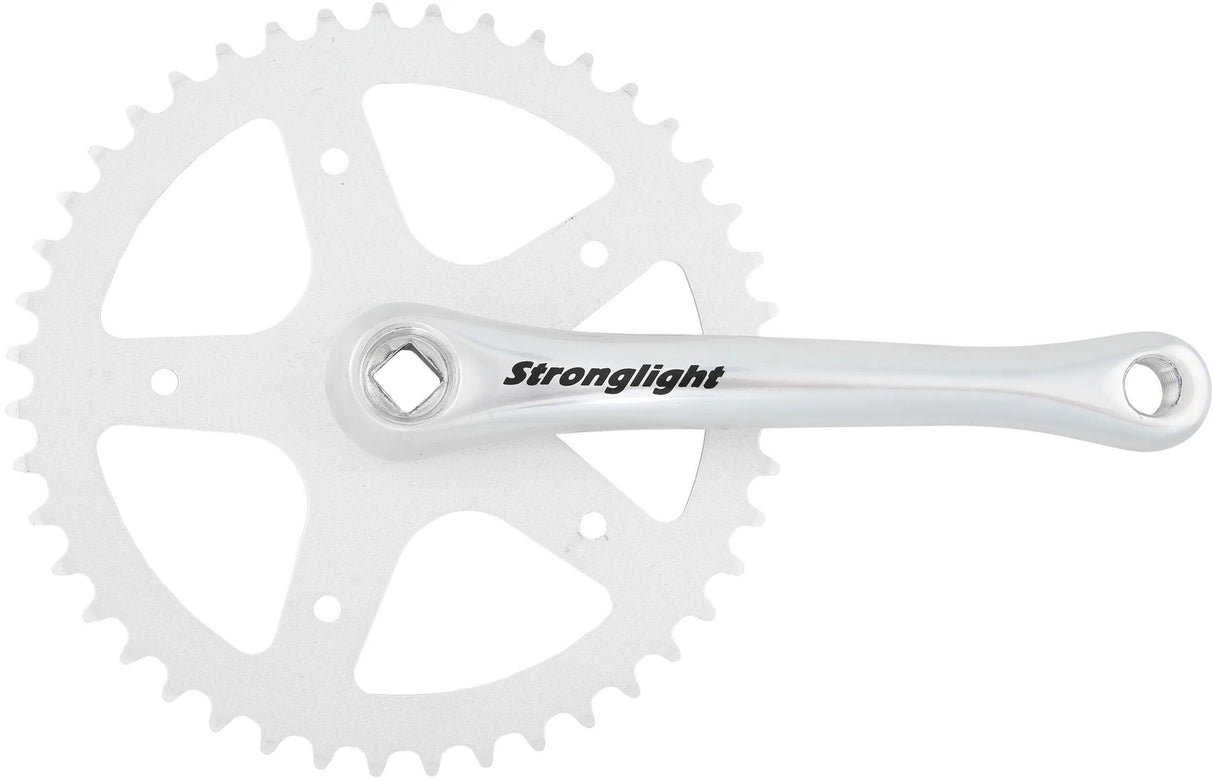 Pédalier Stronglight pédalier 1 vitesse 44t 170mm sil.