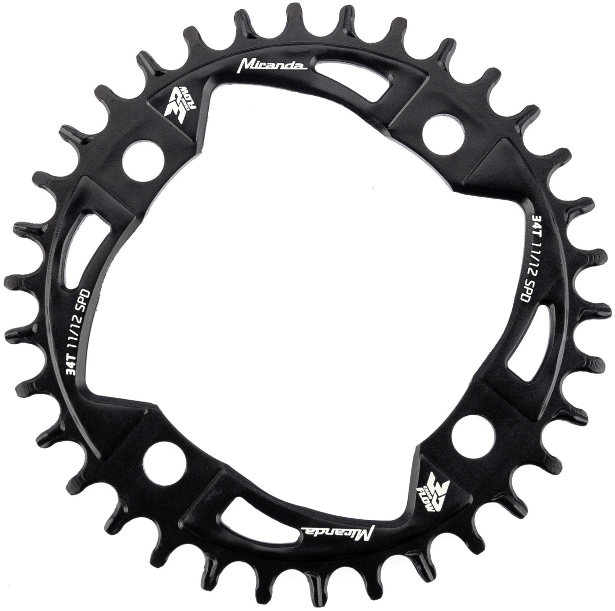 Miranda plateau vtt chainflow 3d plateau vtt chainflow 3d 34t