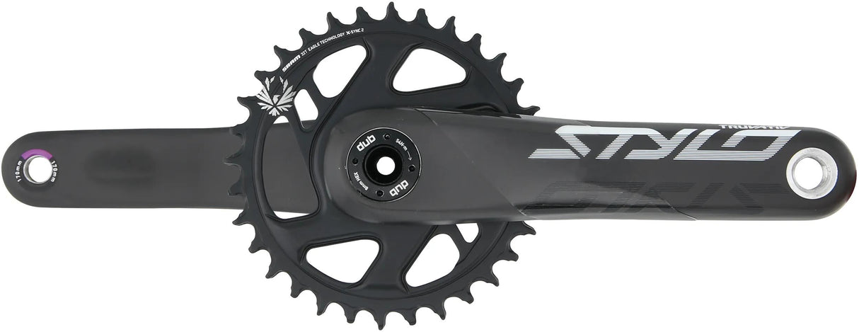 Pédalier Truvativ stylo carbone eagle pédalier stylo carb.eagle 32t.dub boost