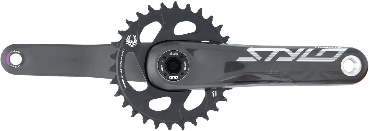 Truvativ pédalier stylo carbone aigle manivelle stylo car.eagle 30t.dub fatbike