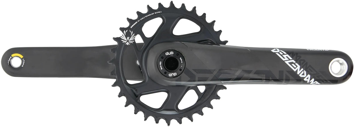 Pédalier Truvativ descendant carbone aigle pédalier desce. carb.eagle 32t.dub boost