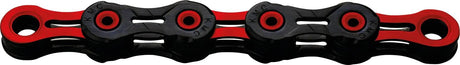 KMC DLC 10 116 SCHAKELS - Red -Black - Chaîne de vélo