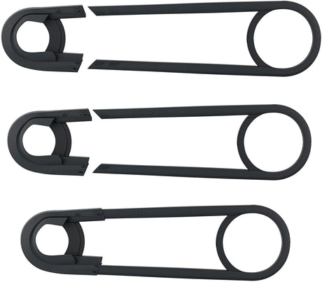 Hebie Chainglider 38 tands - Lang 486-535mm - Nexus 5 E -bike - noir