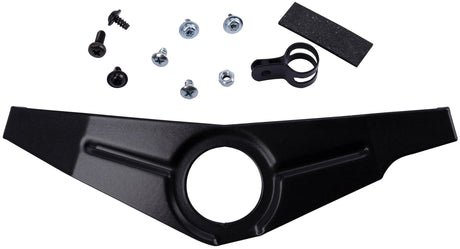 Support de montage klaxon lunettes 2 points a09 42 sans acier noir