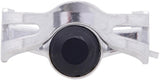 Pédale à roulement en laiton alu argent 62 x 96mm