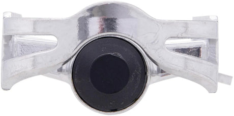 Pédale à roulement en laiton alu argent 62 x 96mm