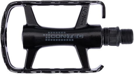 Contec pédale blacktop ct pédales blacktop vtt atb alu noir argent