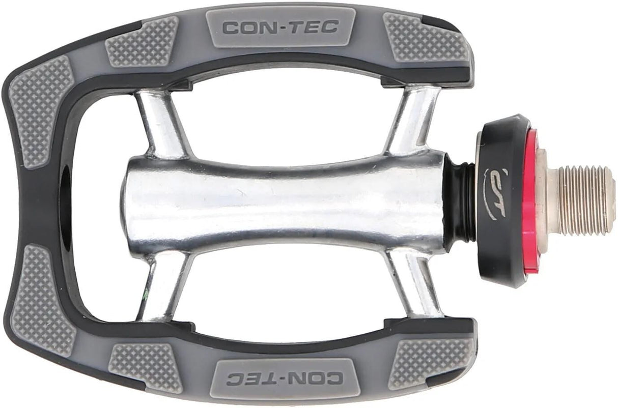 Contec pédale 1trip qr ct pédales 1trip qr vtt trekking alu blk silv