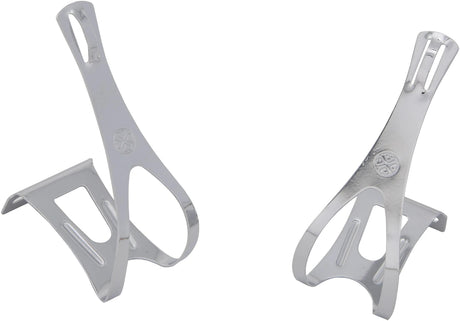 Contec cale-pieds track ct clips de pédale track niro argent 2pcs