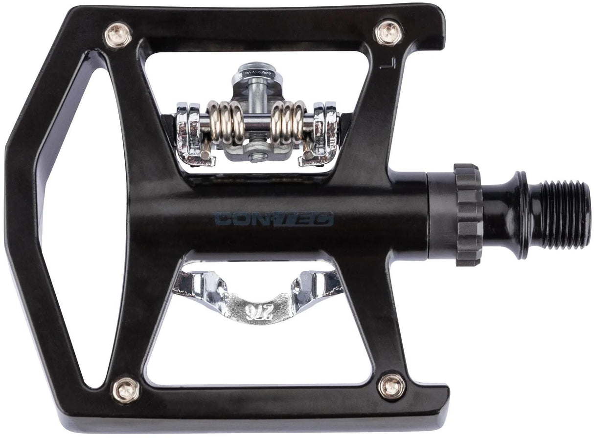 Contec système pédale spade ct vtt pédales spade spd, m.cleats, noir