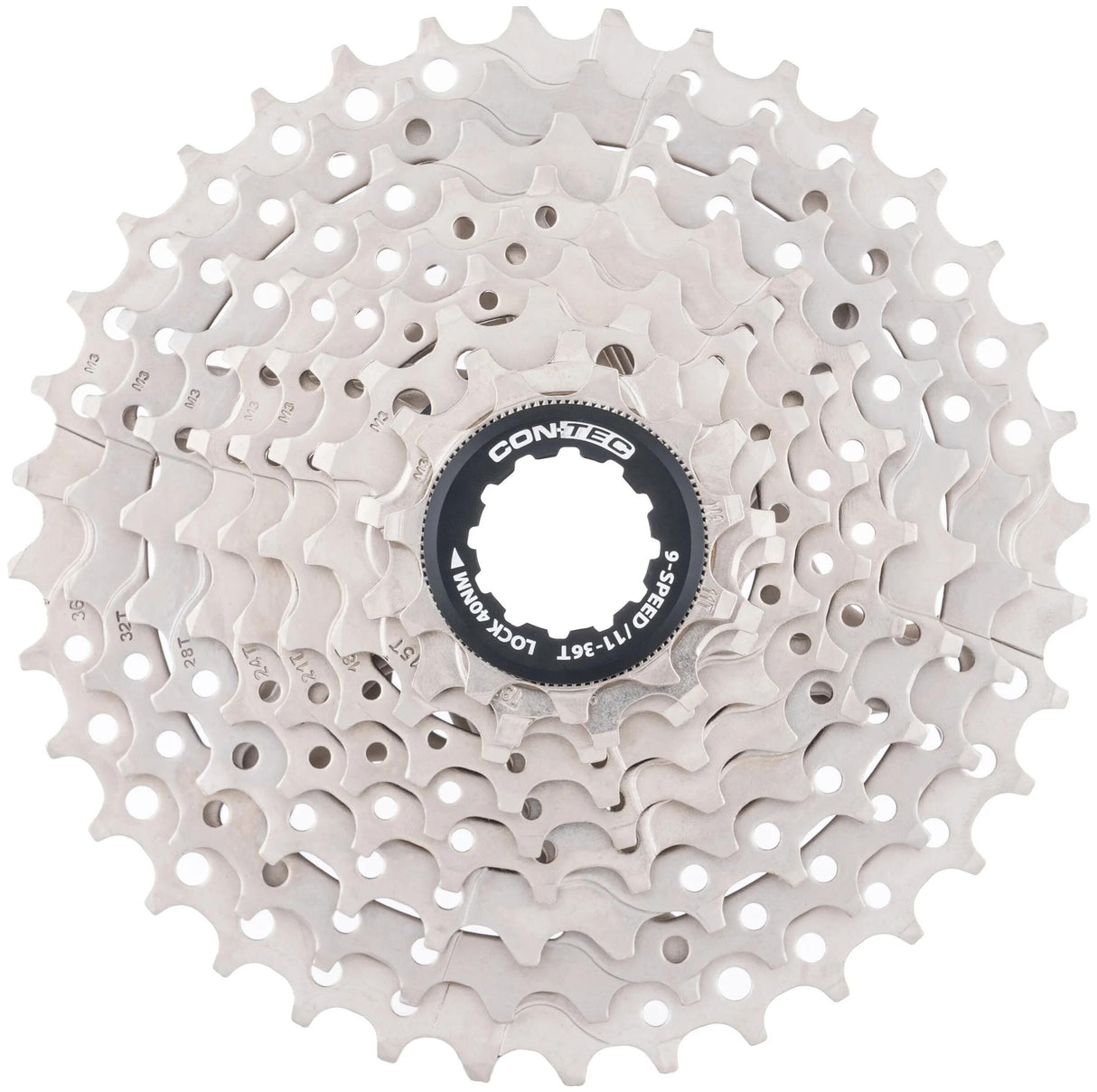 Contec grad cassette pignon ct cassette grad 11-36t 9sp sil. noir