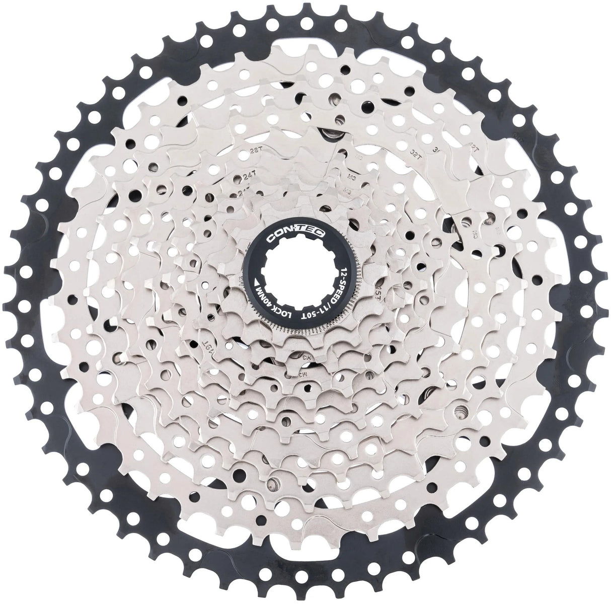 Contec grad cassette pignon ct cassette grad 11-50t 12sp sil. noir