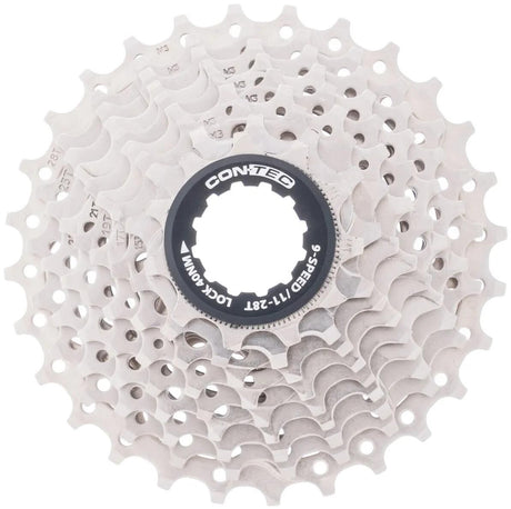 Contec grad cassette pignon ct cassette grad 11-28t 9sp sil. noir