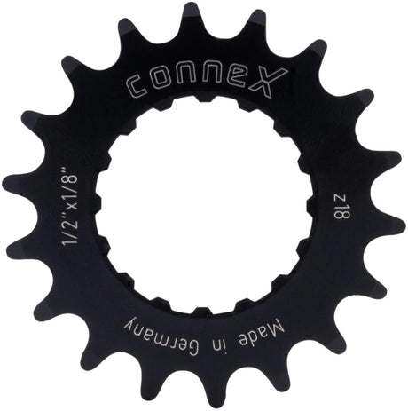 Pignon de vélo électrique Wippermann Connex Connex renforcé 18 dents pour Bosch Active Performance