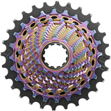 Sram cassette xg-1290 e1 cas.pignon xg-1290 e1 10-28t arc-en-ciel
