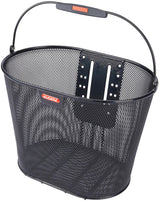 Klickfix rixen kaul panier à vélo, avant ovale plus ef fr.basket r k ovale plus ef noir