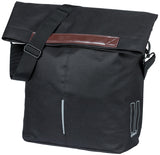 Basil sac city shopper noir | crochets micro | 16l