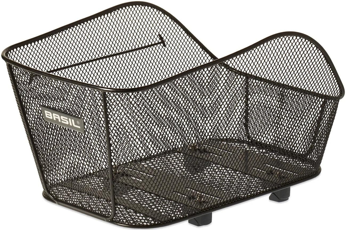 Icône de basilic M - panier à vélo - à l'arrière - noir