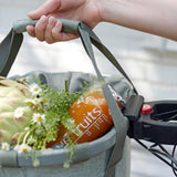Sac panier Klickfix 15l twist vert sauge