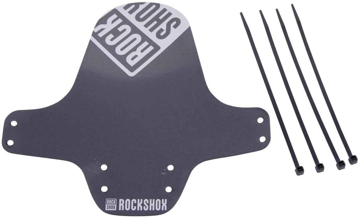 Garde-boue RockShox, garde-boue à clipser pour garde-boue de roue avant RS noir argent brillant