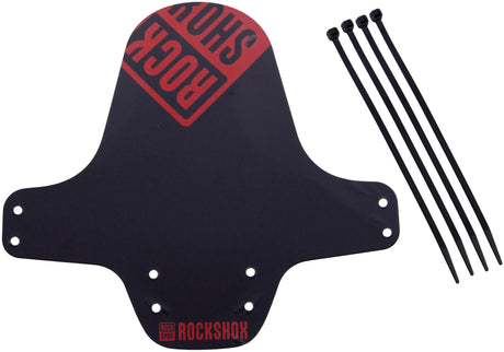 Garde-boue RockShox, garde-boue à clipser pour garde-boue de roue avant RS noir rouge feu