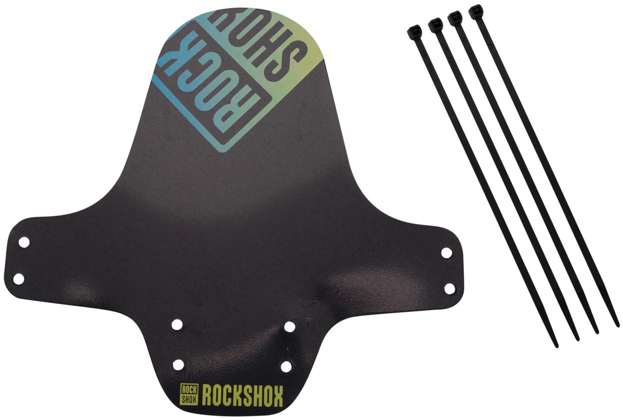 Garde-boue RockShox, garde-boue à clipser pour garde-boue de roue avant RS noir jaune cassé bleu