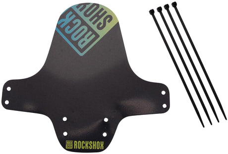 Garde-boue RockShox, garde-boue à clipser pour garde-boue de roue avant RS noir jaune cassé bleu