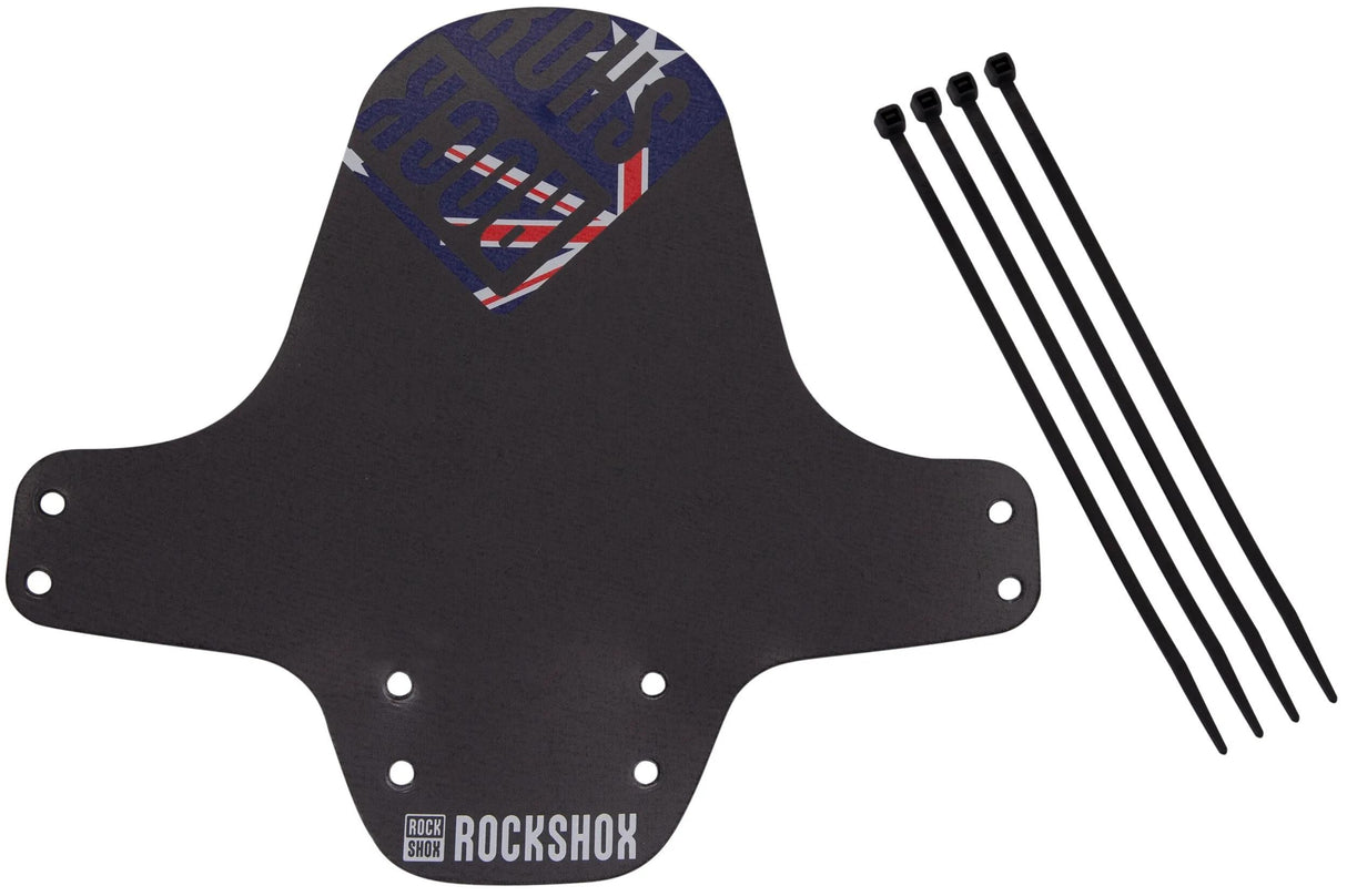 Garde-boue RockShox, garde-boue à clipser pour garde-boue avant RS noir drapeau australien