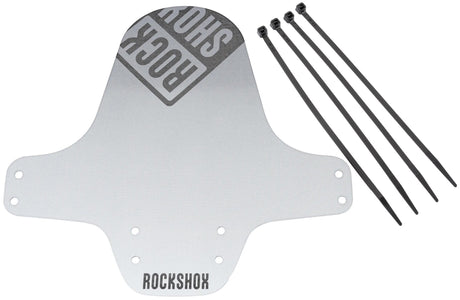 Garde-boue Rockshox, garde-boue à clipser pour garde-boue de roue avant rs bl. sil.blanc gr. bl.logo