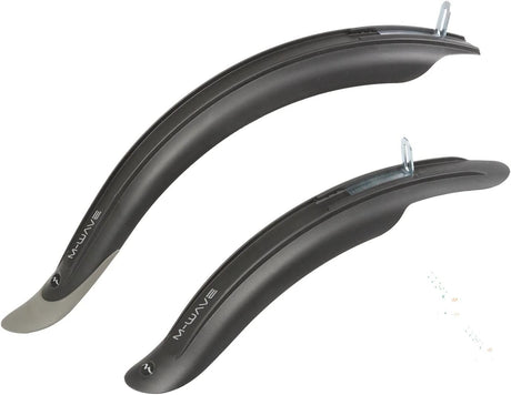 Jeu de garde-boue M-wave mud max kids f+r garde-boue à clipser mud max kids f+r plast.