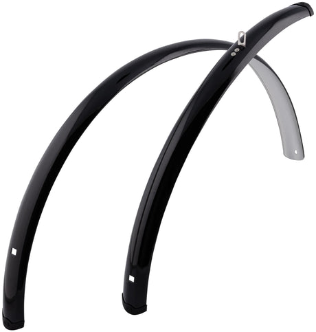 Jeu de garde-boue Contec Splash Protect CT Fender Splash Prot. 28 48mm noir brillant