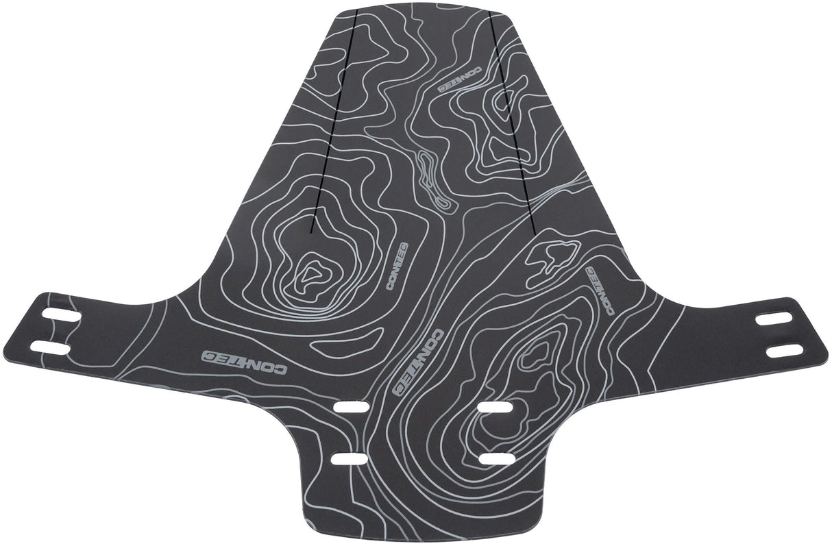 Contec garde-boue bouclier ct anti-éclaboussures lignes de bouclier : noir gris