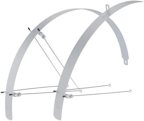 Contec garde-boue plat garde-boue ct garde-boue plat 28 32mm alu argent