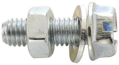 Fixer le mamelon boulon hexagonal vis à tête hexagonale rondelle 12mm zinc