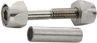 Boulon de serrage de selle à écrou fixe, boulons de serrage de tige de selle m6x45mm