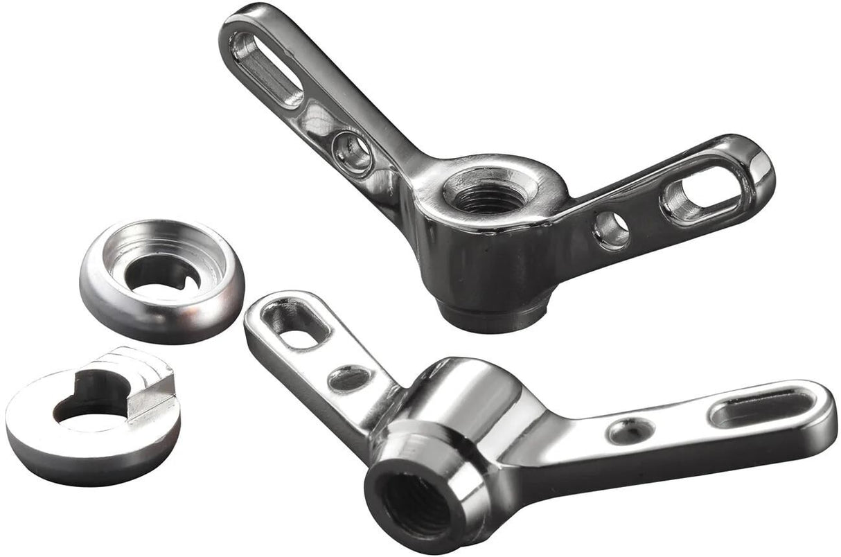 Brave classic écrou à oreilles écrou à oreilles paire de roues avant argent
