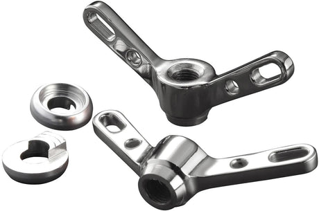 Brave classic écrou à oreilles écrou à oreilles paire de roues avant argent