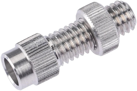 Boulon de réglage du raccord fixe, vis de réglage avec écrou moleté pour bras de réglage de la cabine