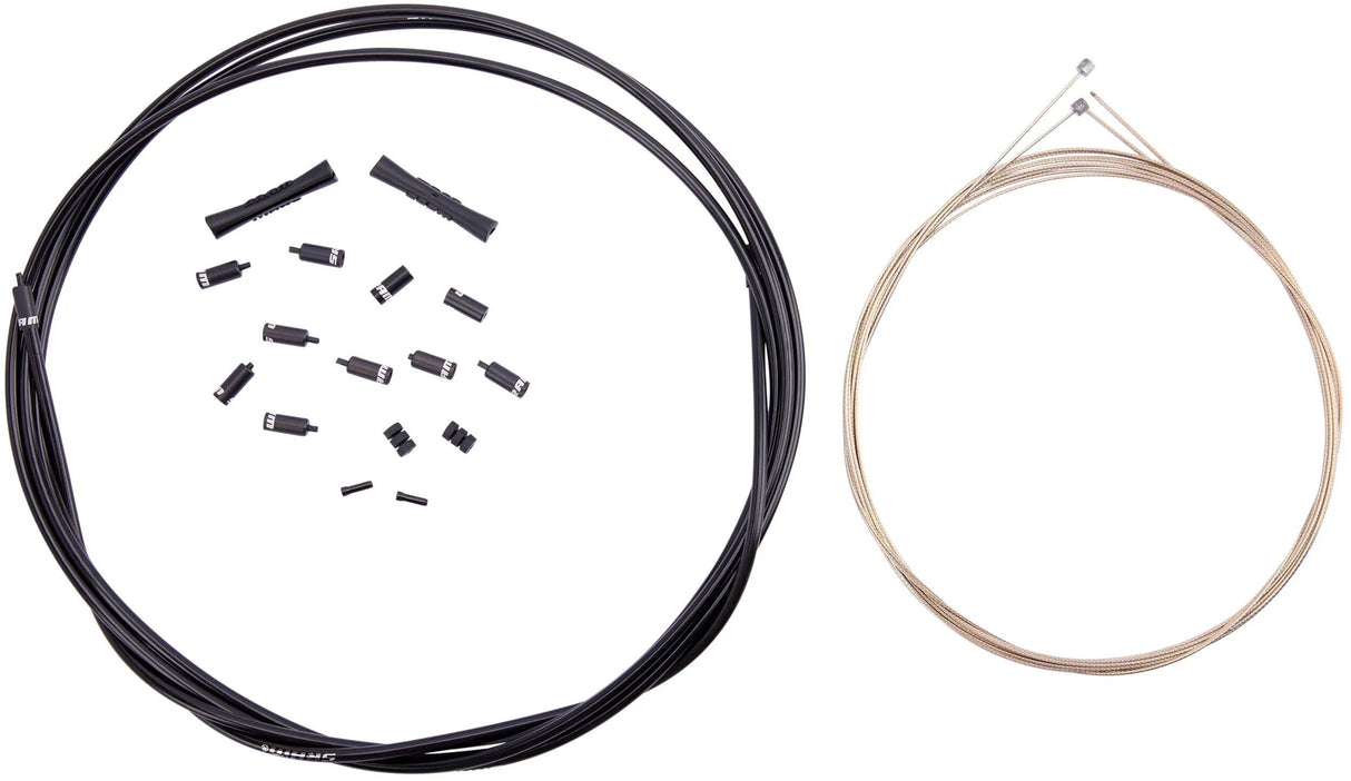 Sram jeu de câbles de dérailleur slickwire derail.cable slickwire 2x2300mm noir